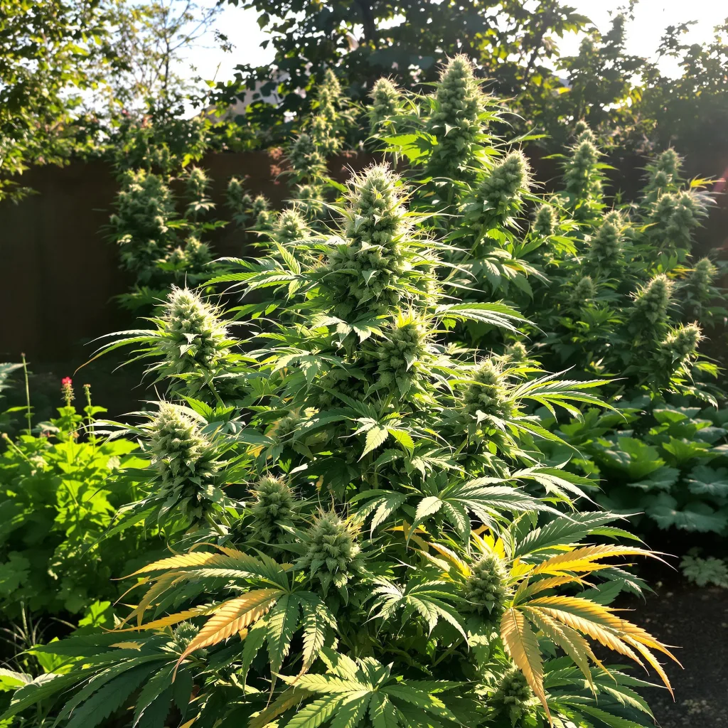 Sweet Tooth 36% indica / 64% sativa — flor con tricomas visibles