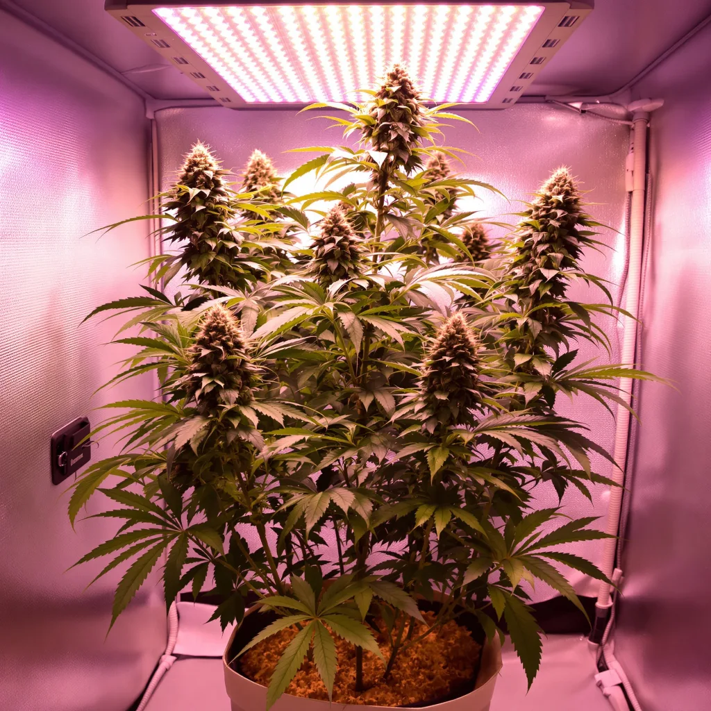 Planta de cannabis Sweet ZZ en fase de floración — 60-100 cm autofloración