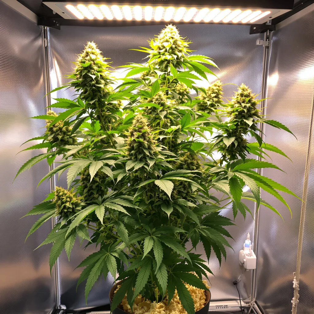 Planta de cannabis Sweet ZZ en fase de floración — 90-130 cm feminizada