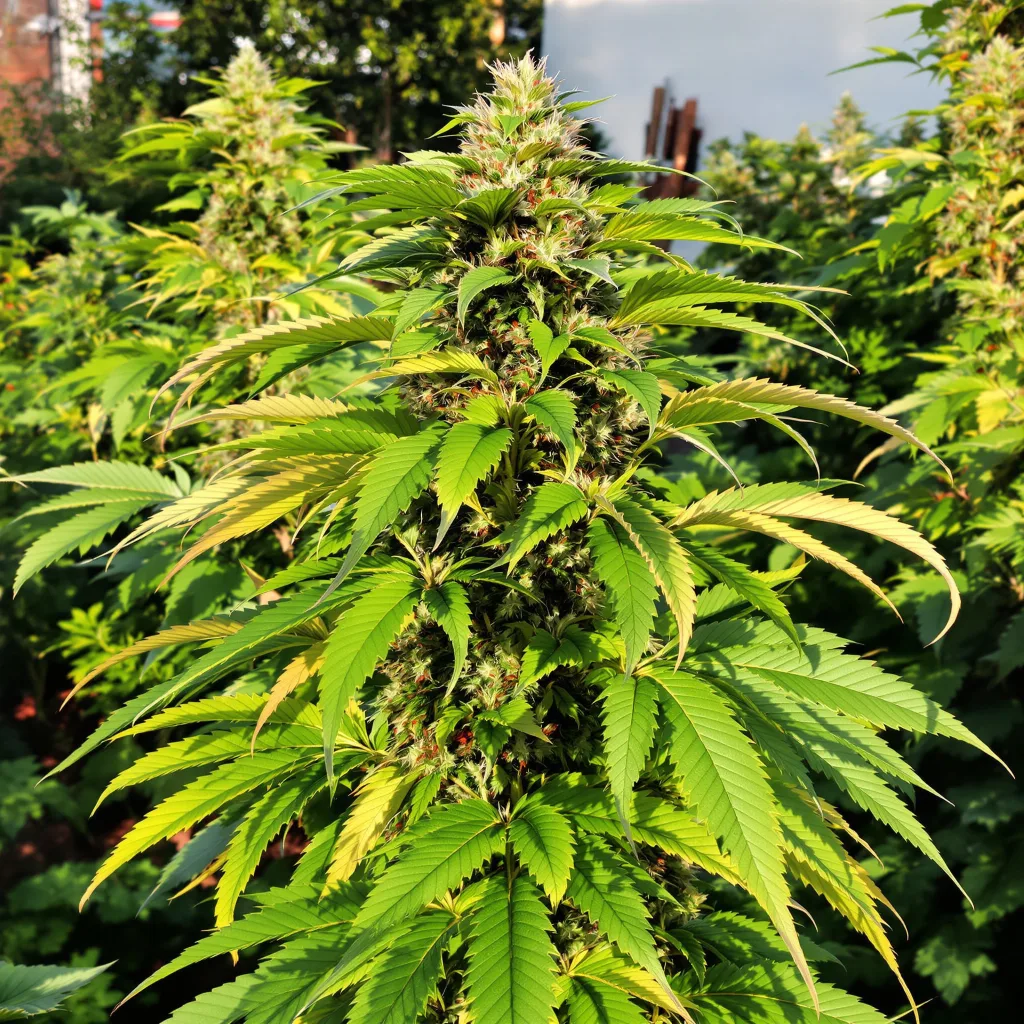 Sweet ZZ 85% indica / 15% sativa — flor con tricomas visibles