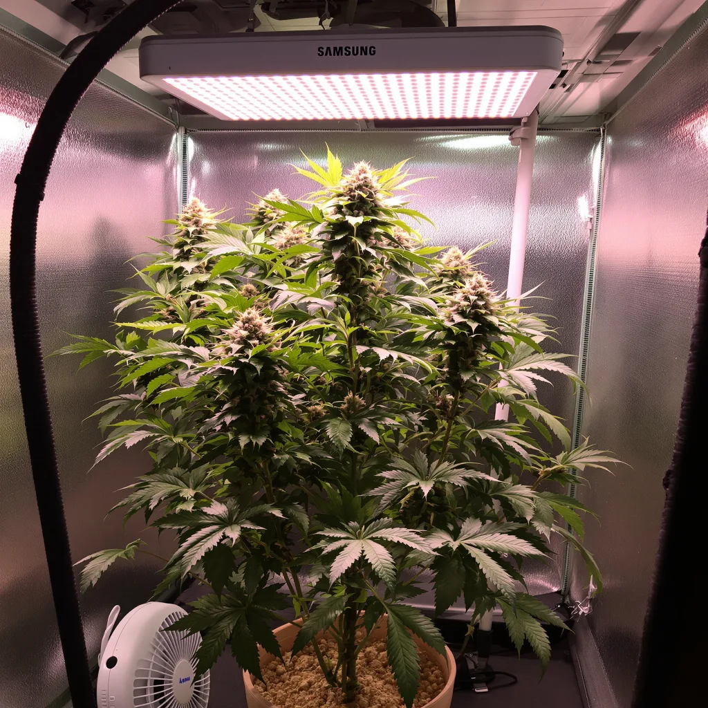 Planta de cannabis Swiss en fase de floración — 90-130 cm feminizada