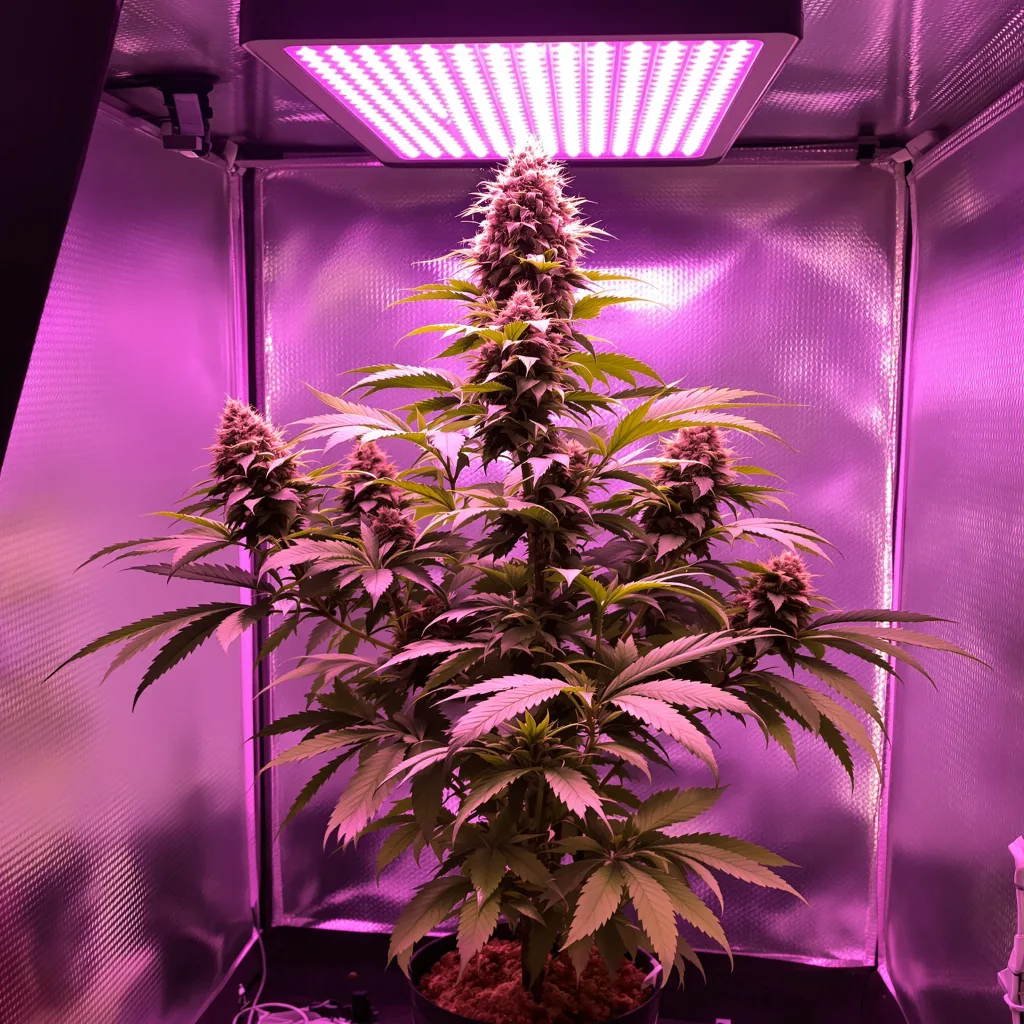Planta de cannabis Tahoe Hydro OG en fase de floración — 90-130 cm feminizada