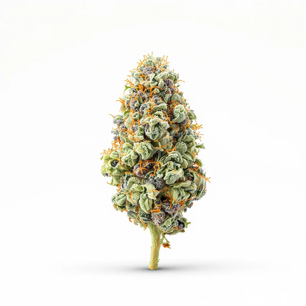 Tahoe OG 50% indica / 50% sativa — flor con tricomas visibles