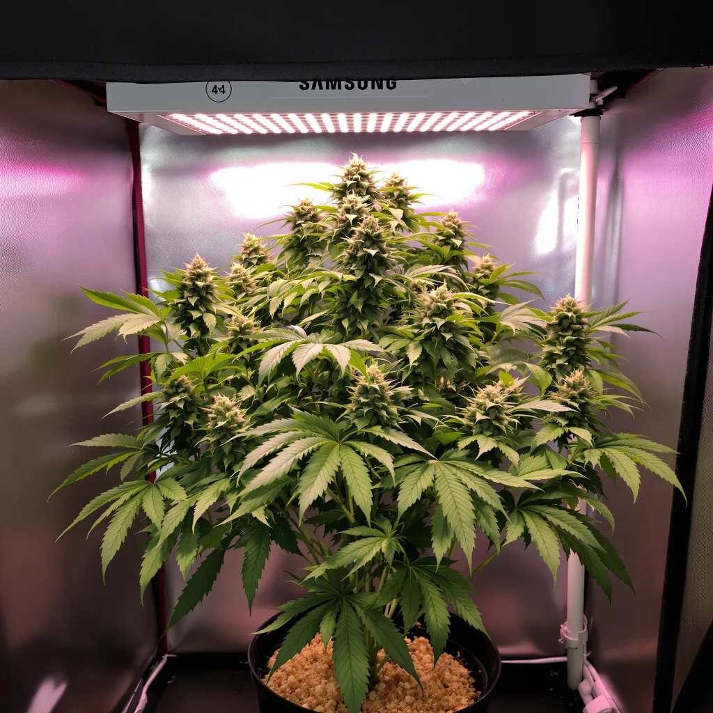 Planta de cannabis Tangerine Dream en fase de floración — 90-130 cm feminizada