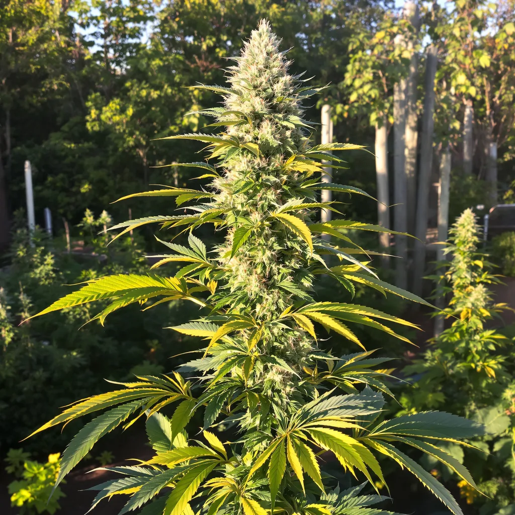 Tangie Dream Book 36% indica / 64% sativa — flor con tricomas visibles