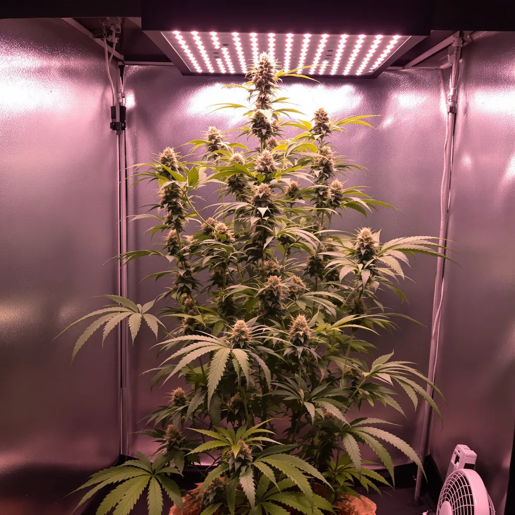 Planta de cannabis Tangie en fase de floración — 150-200 cm feminizada