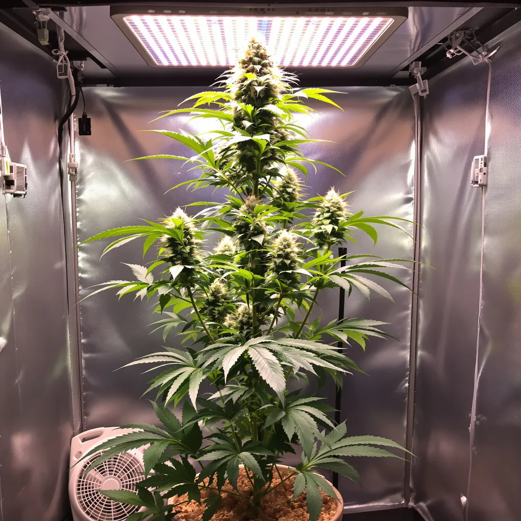 Planta de cannabis Tangilope en fase de floración — 150-200 cm feminizada