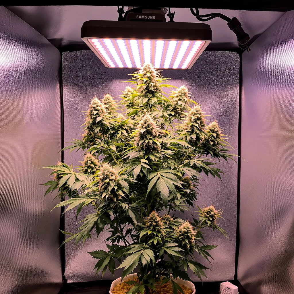 Planta de cannabis Tembo Kush en fase de floración — 120-180 cm feminizada