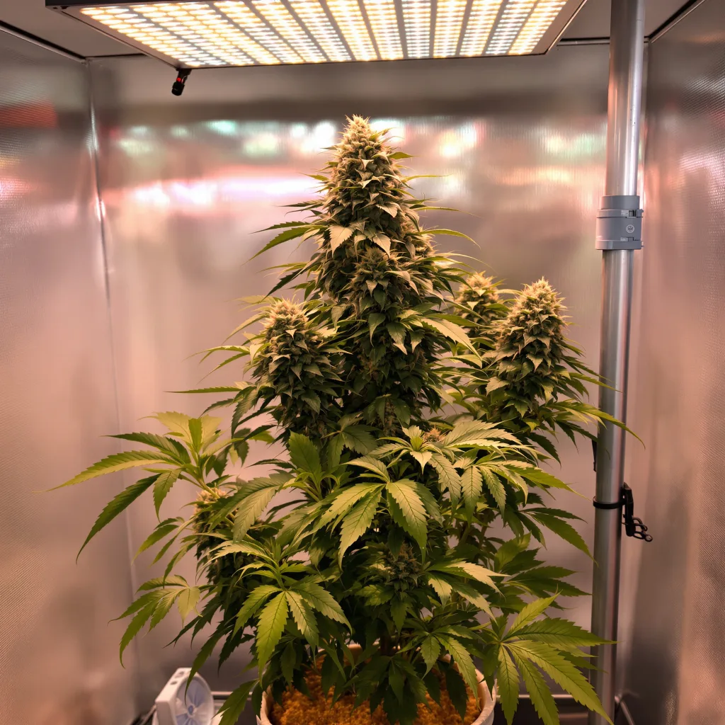 Planta de cannabis Terminator OG en fase de floración — 90-130 cm feminizada