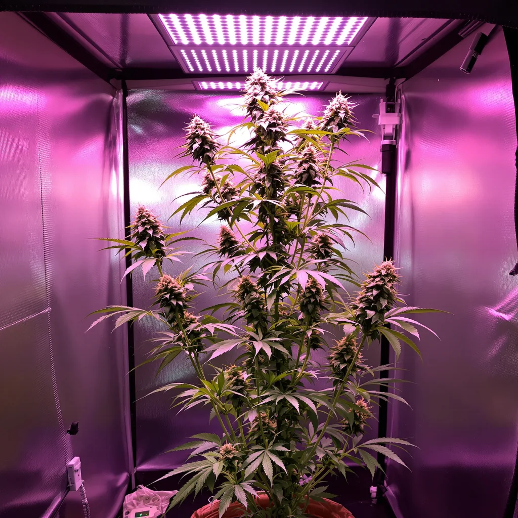 Planta de cannabis Thai en fase de floración — 150-200 cm feminizada