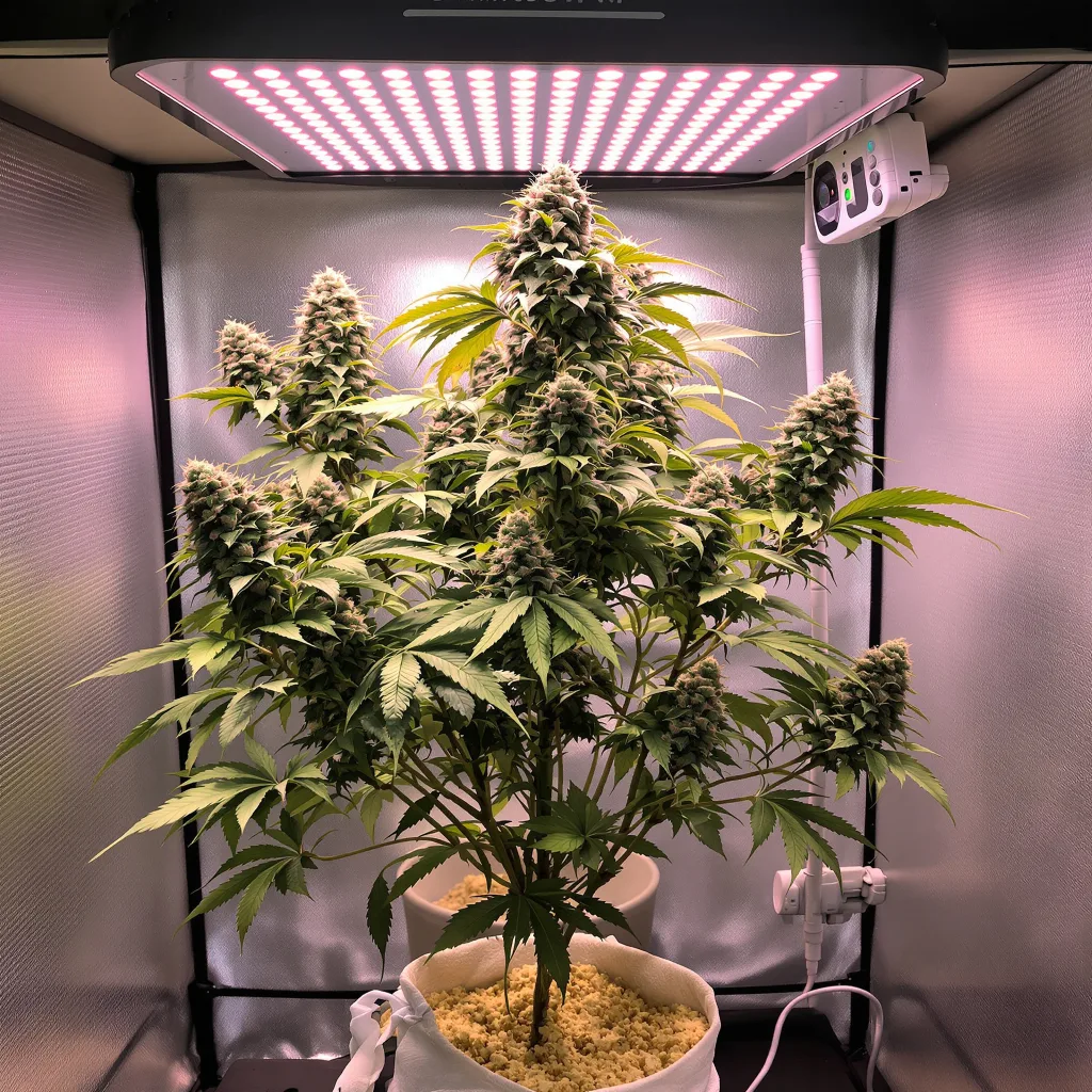 Planta de cannabis THC Bomb en fase de floración — 120-180 cm feminizada