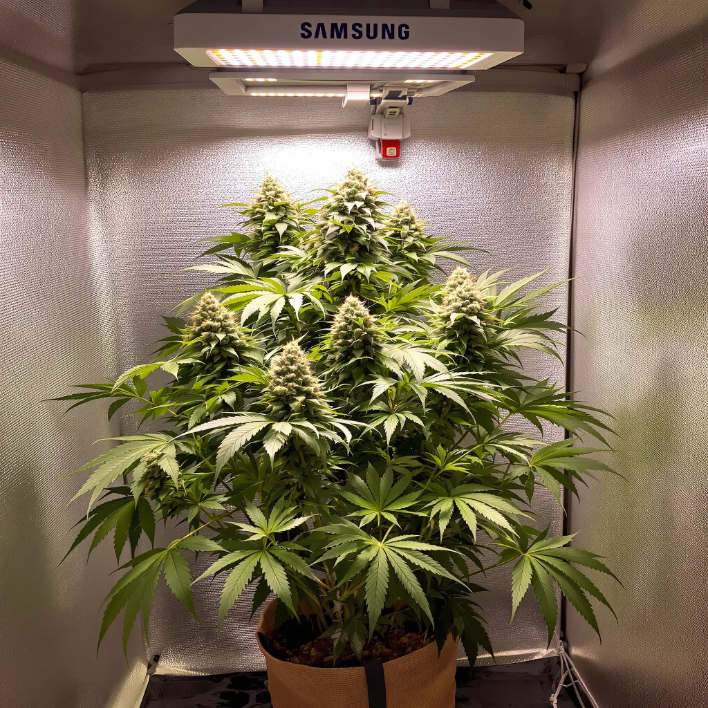 Planta de cannabis The Sister en fase de floración — 90-130 cm feminizada