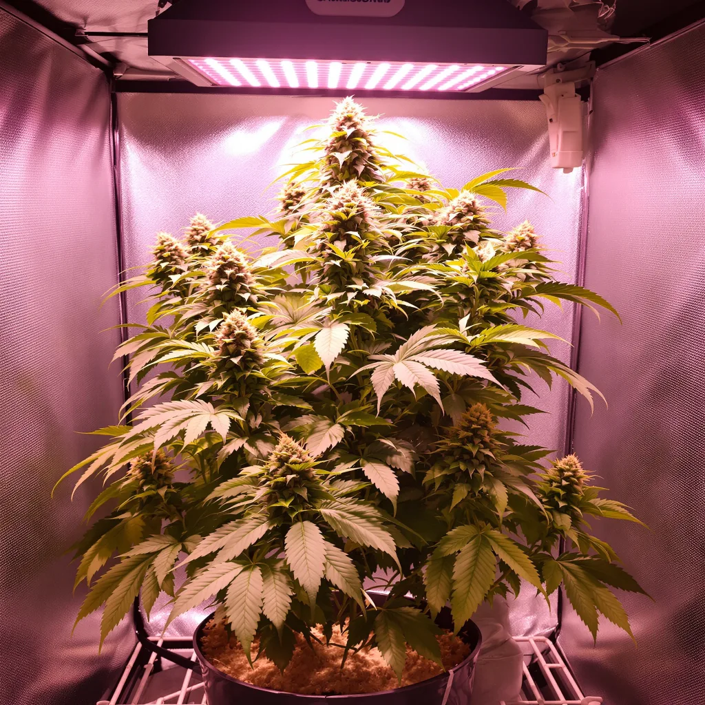 Planta de cannabis Tigermelon en fase de floración — 90-130 cm feminizada
