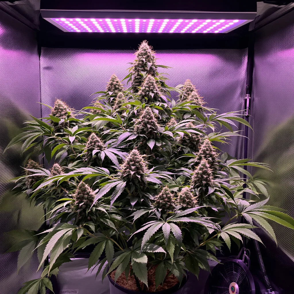 Planta de cannabis Tora Bora en fase de floración — 90-130 cm feminizada