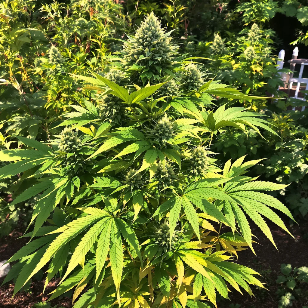 Tora Bora 100% indica / 50% sativa — flor con tricomas visibles