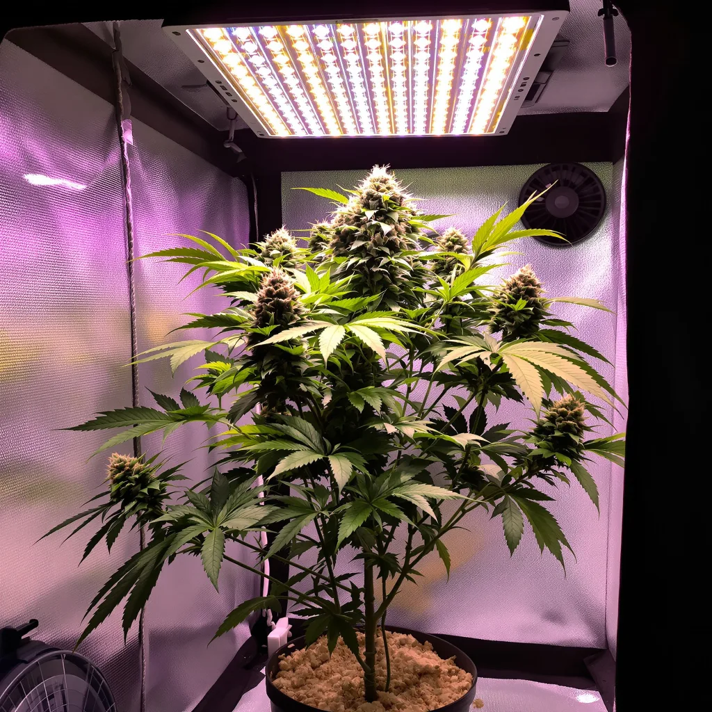Planta de cannabis Training Day en fase de floración — 90-130 cm feminizada