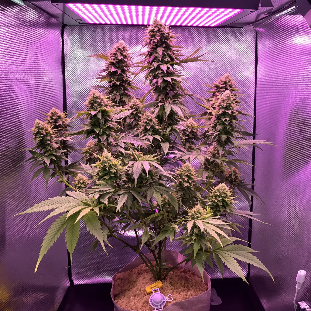 Planta de cannabis Treasure Island en fase de floración — 120-180 cm feminizada