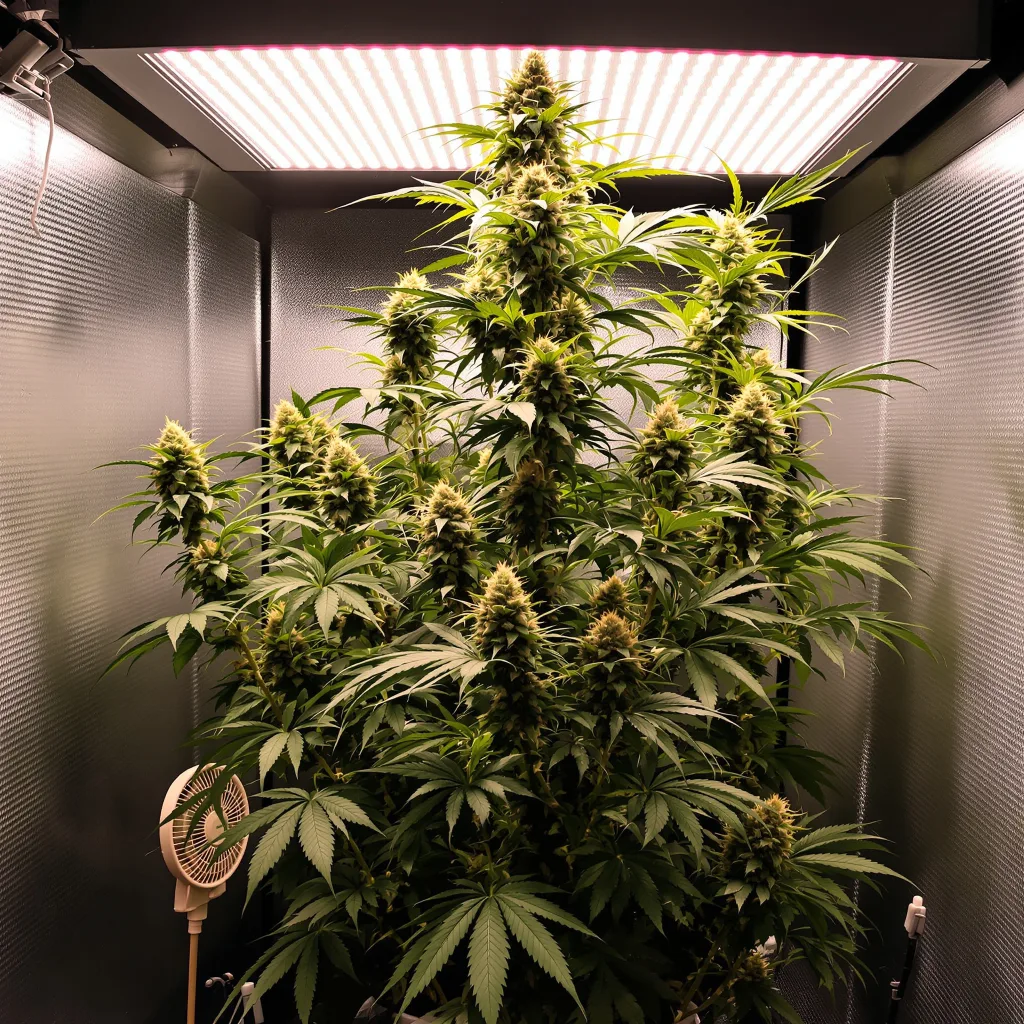 Planta de cannabis Tree of Life en fase de floración — 150-200 cm feminizada