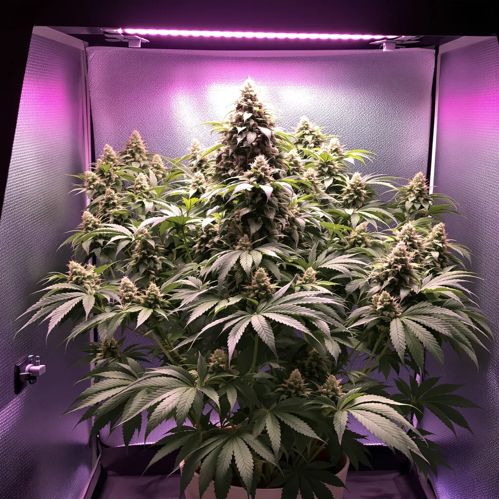 Planta de cannabis Triple Cheese en fase de floración — 90-130 cm feminizada