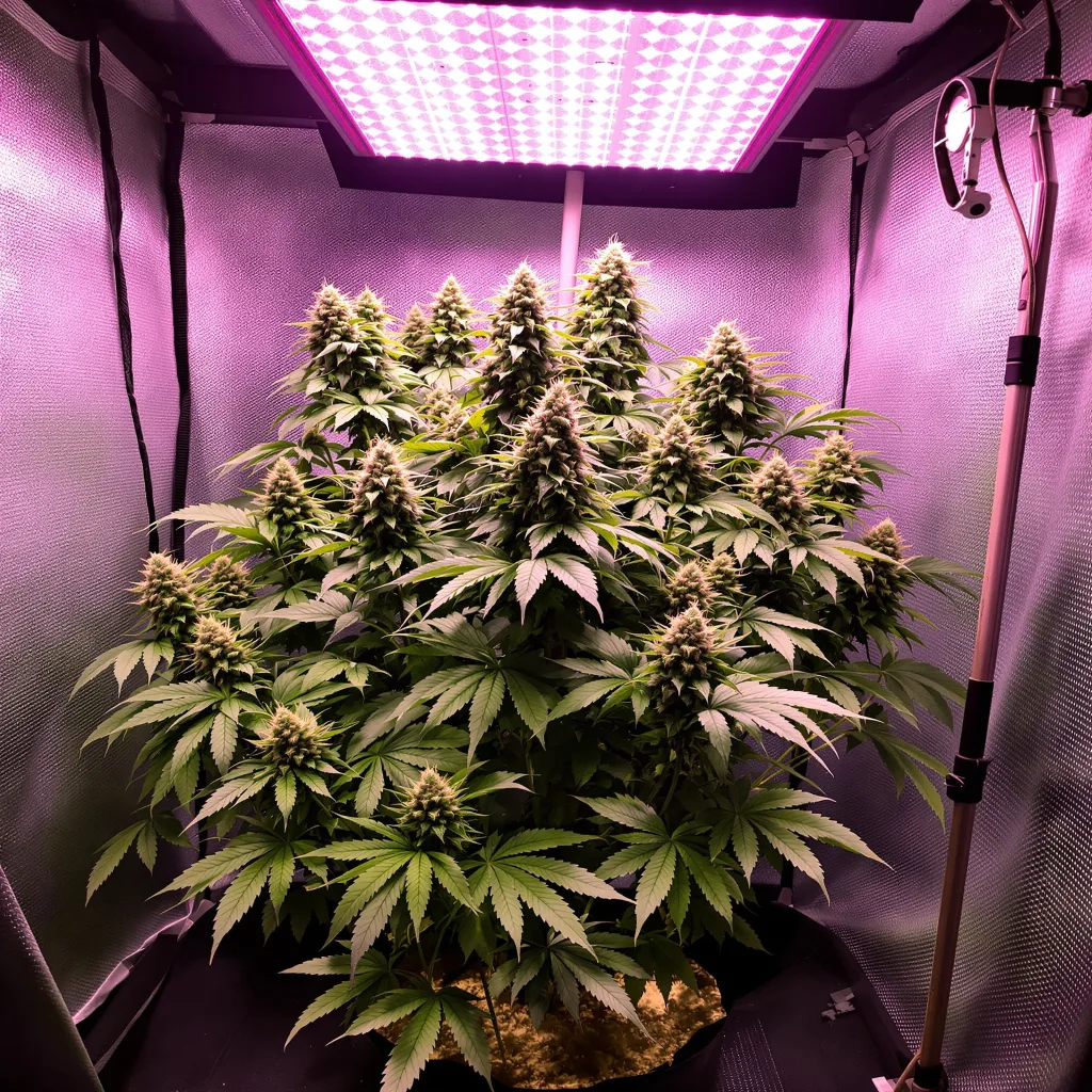 Planta de cannabis True OG en fase de floración — 90-130 cm feminizada