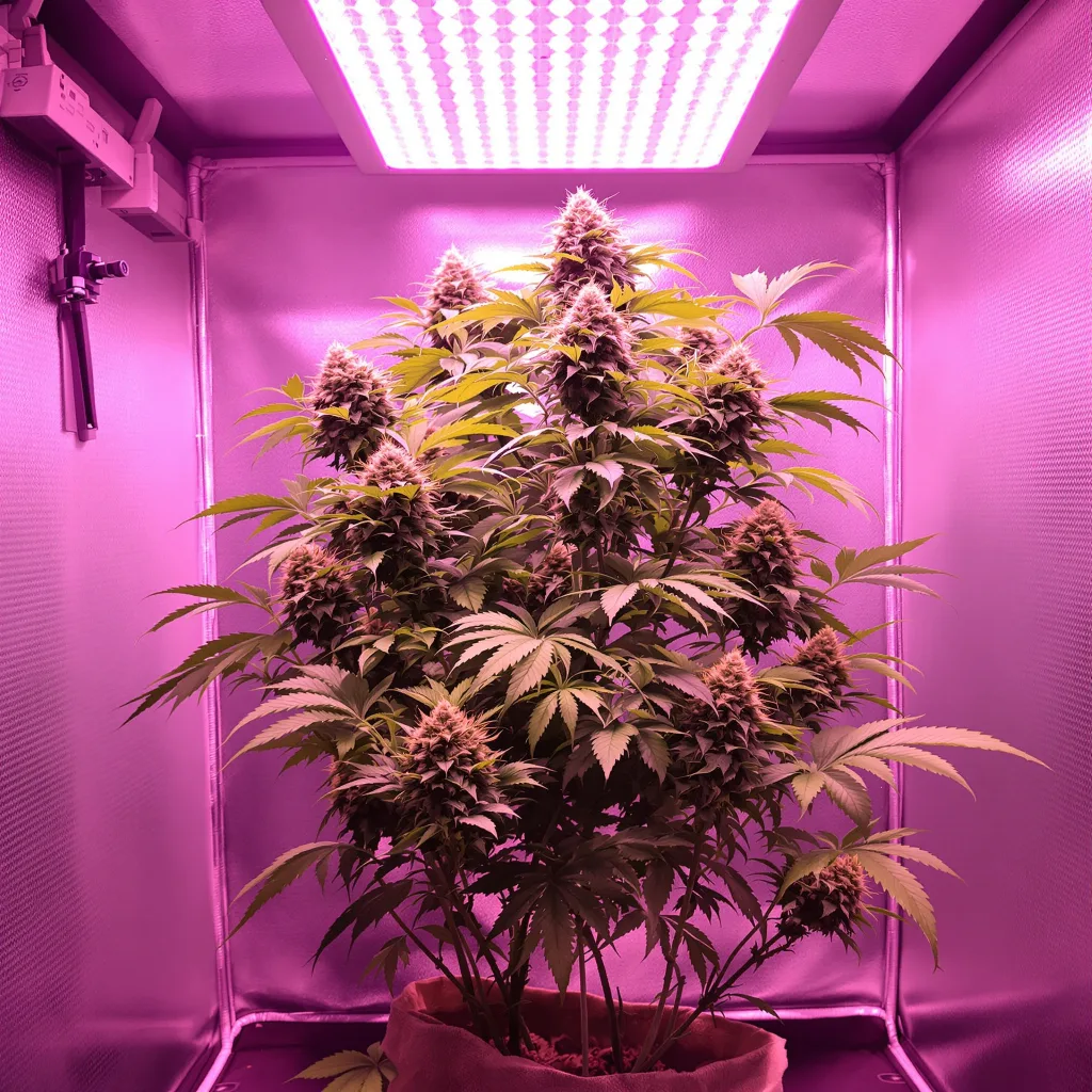 Planta de cannabis Tuna Kush en fase de floración — 60-100 cm autofloración