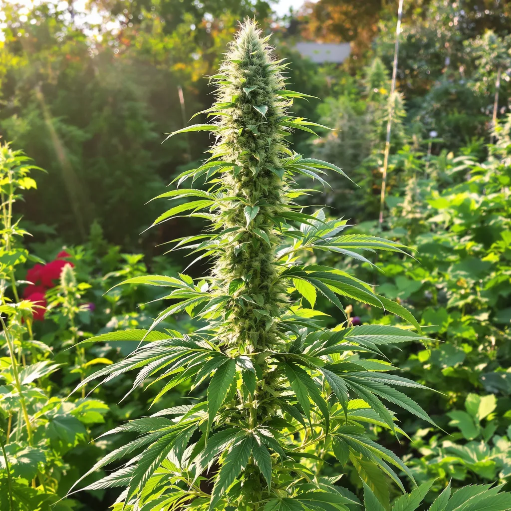 Turbo Mind Warp 20% indica / 80% sativa — flor con tricomas visibles