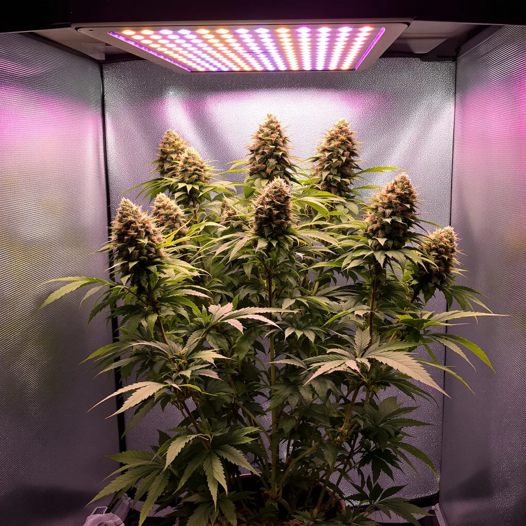 Planta de cannabis Tutti Frutti en fase de floración — 120-180 cm feminizada