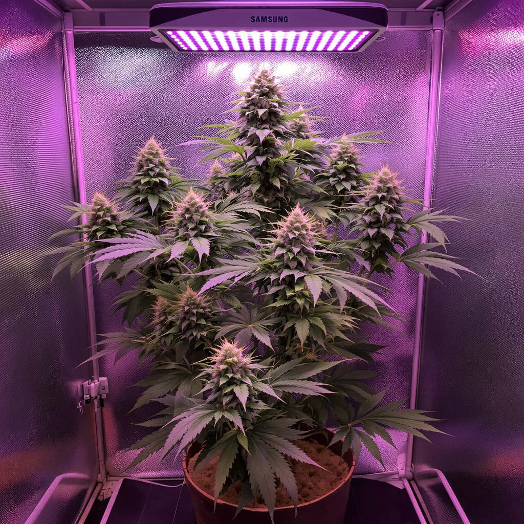 Planta de cannabis Valley Ghash en fase de floración — 120-180 cm feminizada