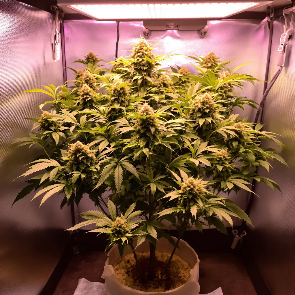 Planta de cannabis Watermelon Bubblegum en fase de floración — 90-130 cm feminizada