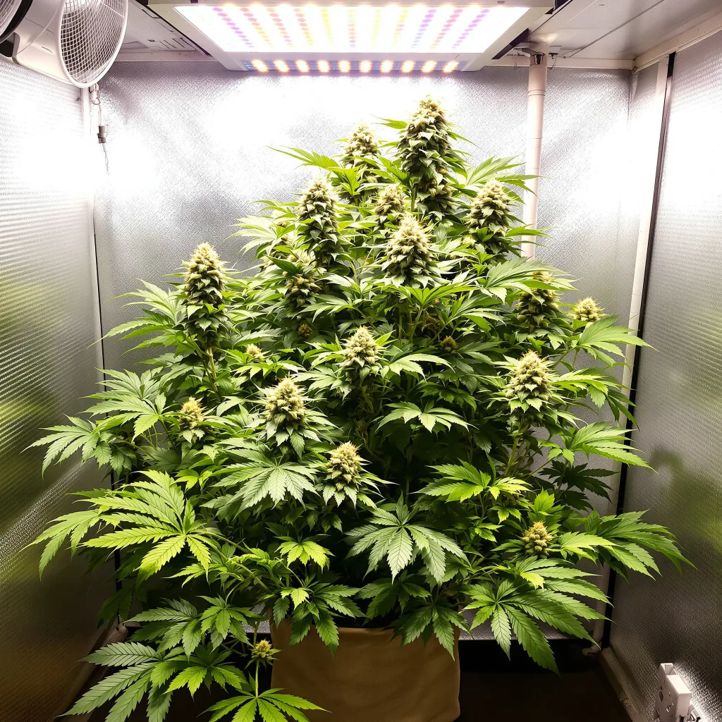 Planta de cannabis Watermelon en fase de floración — 90-130 cm feminizada