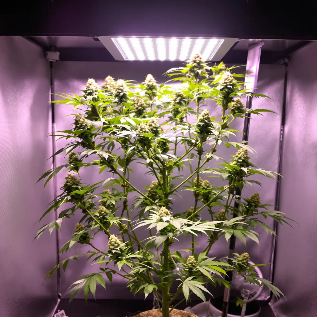 Planta de cannabis Wedding Cake en fase de floración — 120-180 cm feminizada