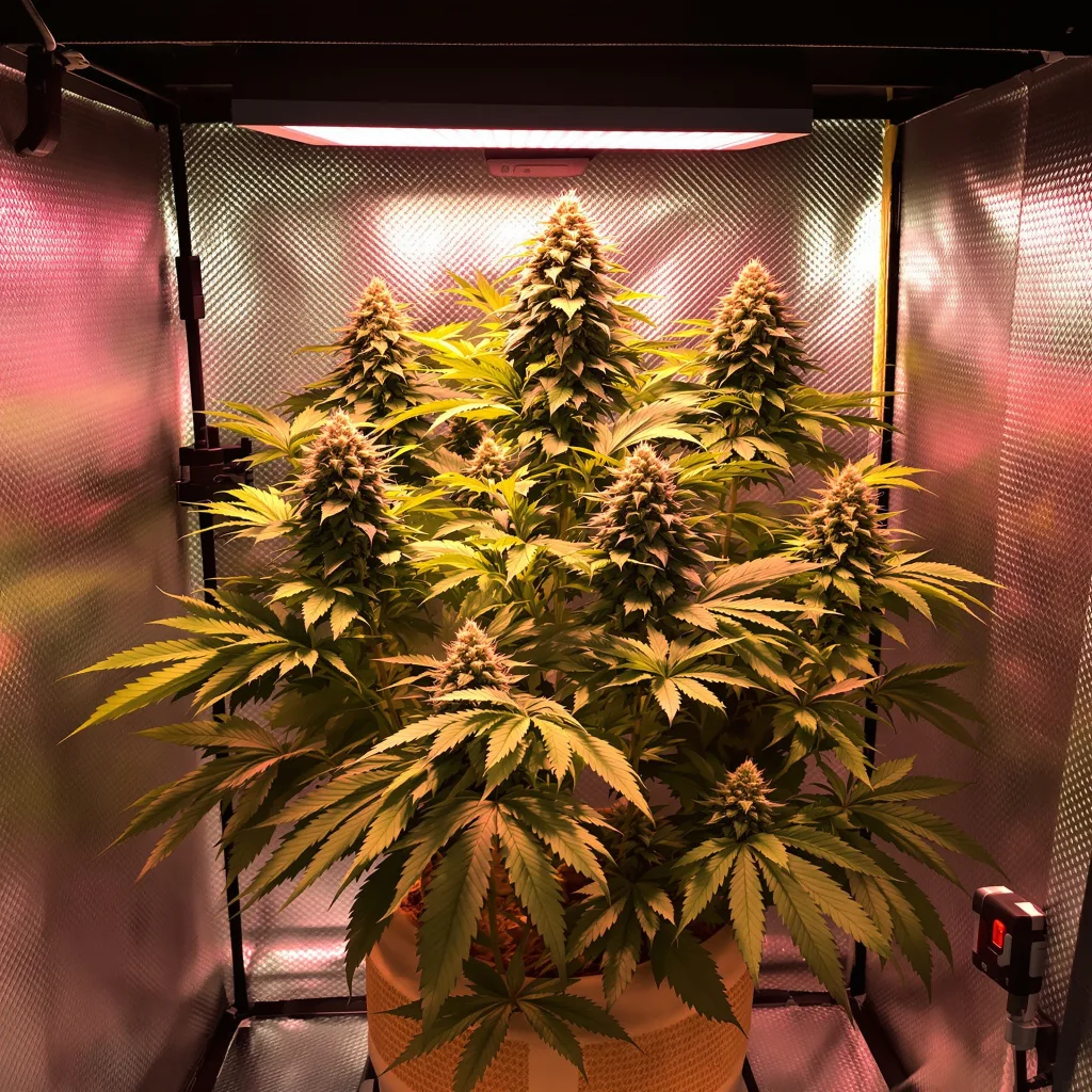 Planta de cannabis West OG en fase de floración — 60-100 cm autofloración
