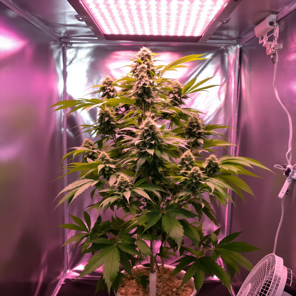 Planta de cannabis White Empress en fase de floración — 90-130 cm feminizada