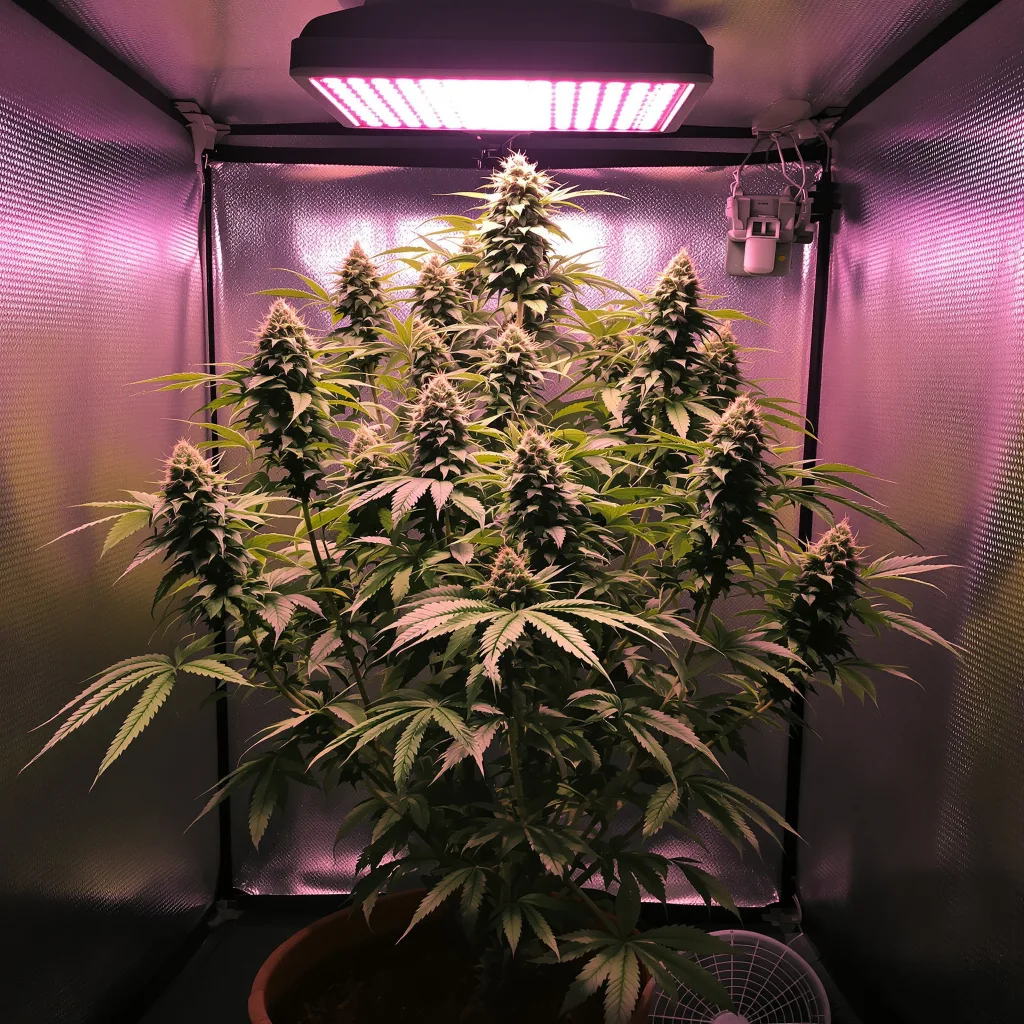 Planta de cannabis White Kryptonite en fase de floración — 120-180 cm feminizada