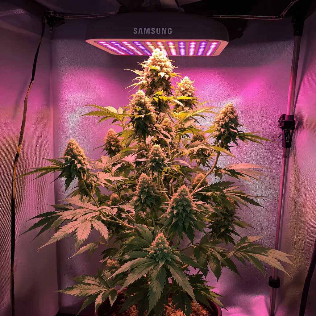 Planta de cannabis White Kush en fase de floración — 120-180 cm feminizada