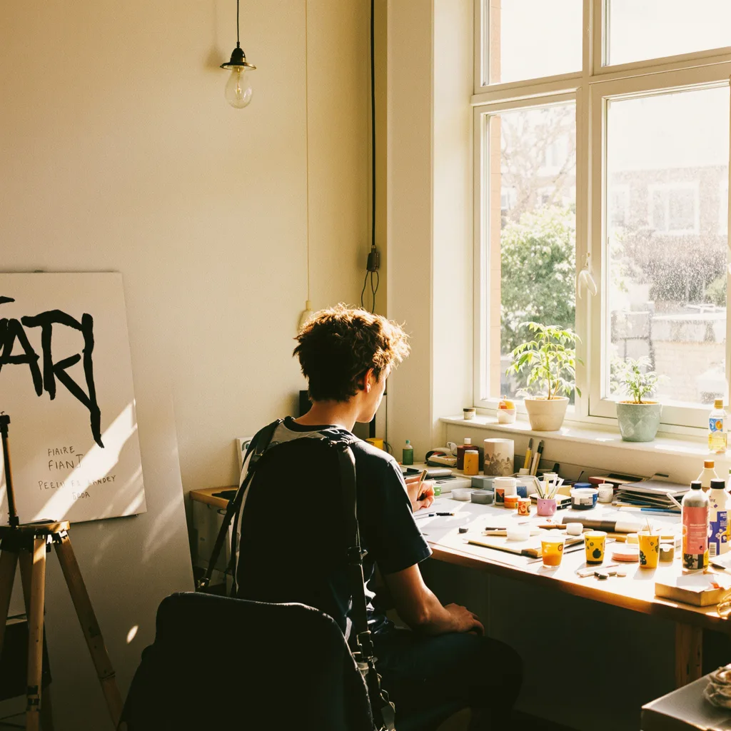 White OG 43% indica / 57% sativa — flor con tricomas visibles