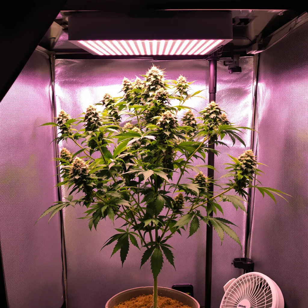 Planta de cannabis White Widow en fase de floración — 120-180 cm feminizada