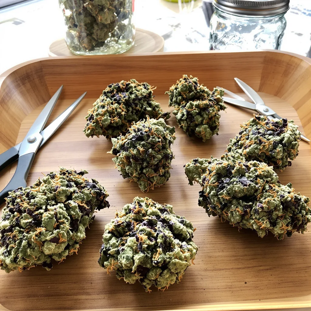 Wild Hog 81% indica / 19% sativa — flor con tricomas visibles