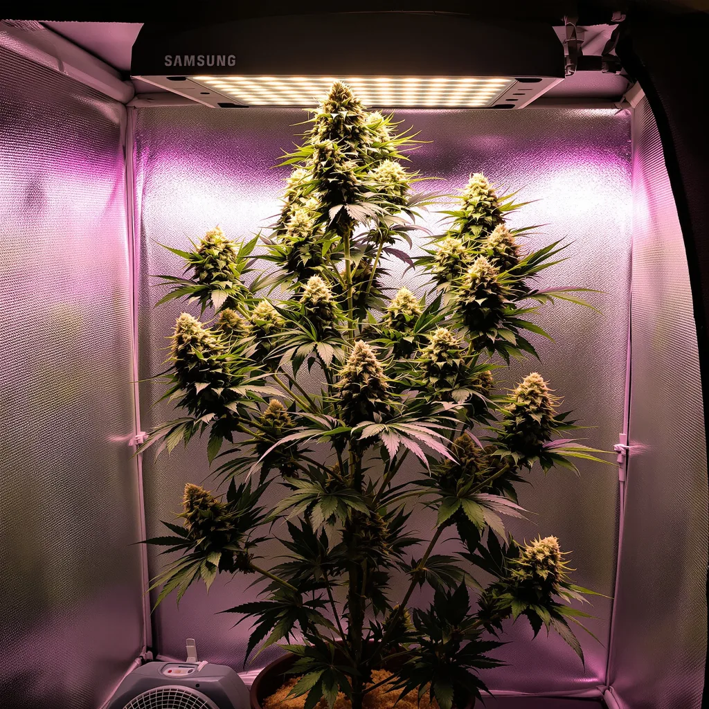 Planta de cannabis Wilson en fase de floración — 120-180 cm feminizada