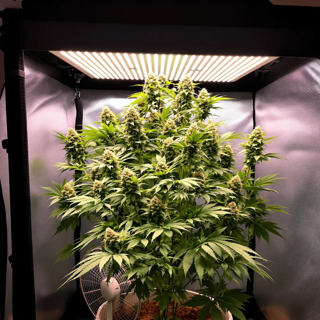 Planta de cannabis Wonder Woman en fase de floración — 120-180 cm feminizada