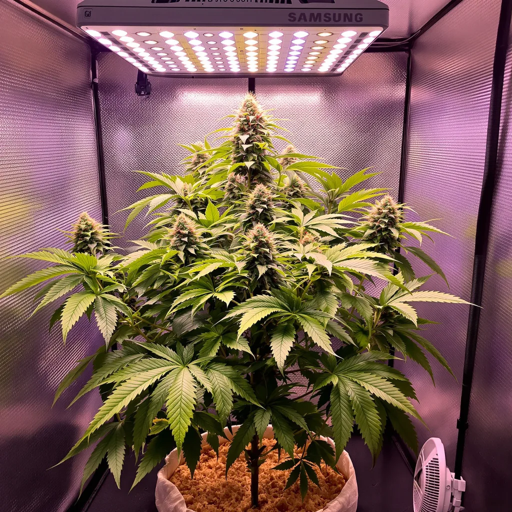 Planta de cannabis WSU en fase de floración — 90-130 cm feminizada