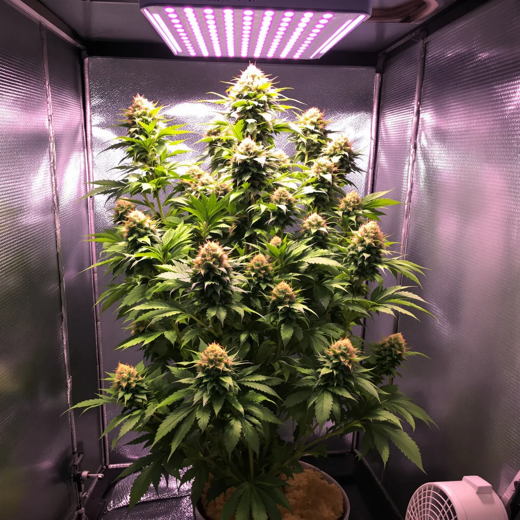 Planta de cannabis WTF en fase de floración — 60-100 cm autofloración
