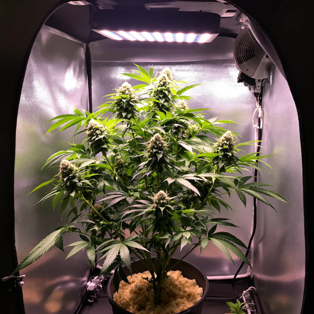 Planta de cannabis XXX OG en fase de floración — 90-130 cm feminizada