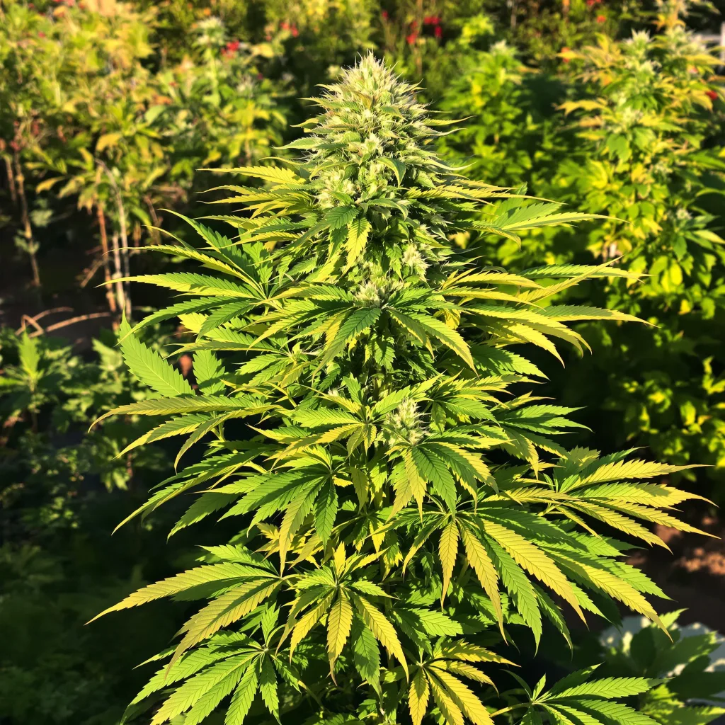 XXX OG 75% indica / 25% sativa — flor con tricomas visibles