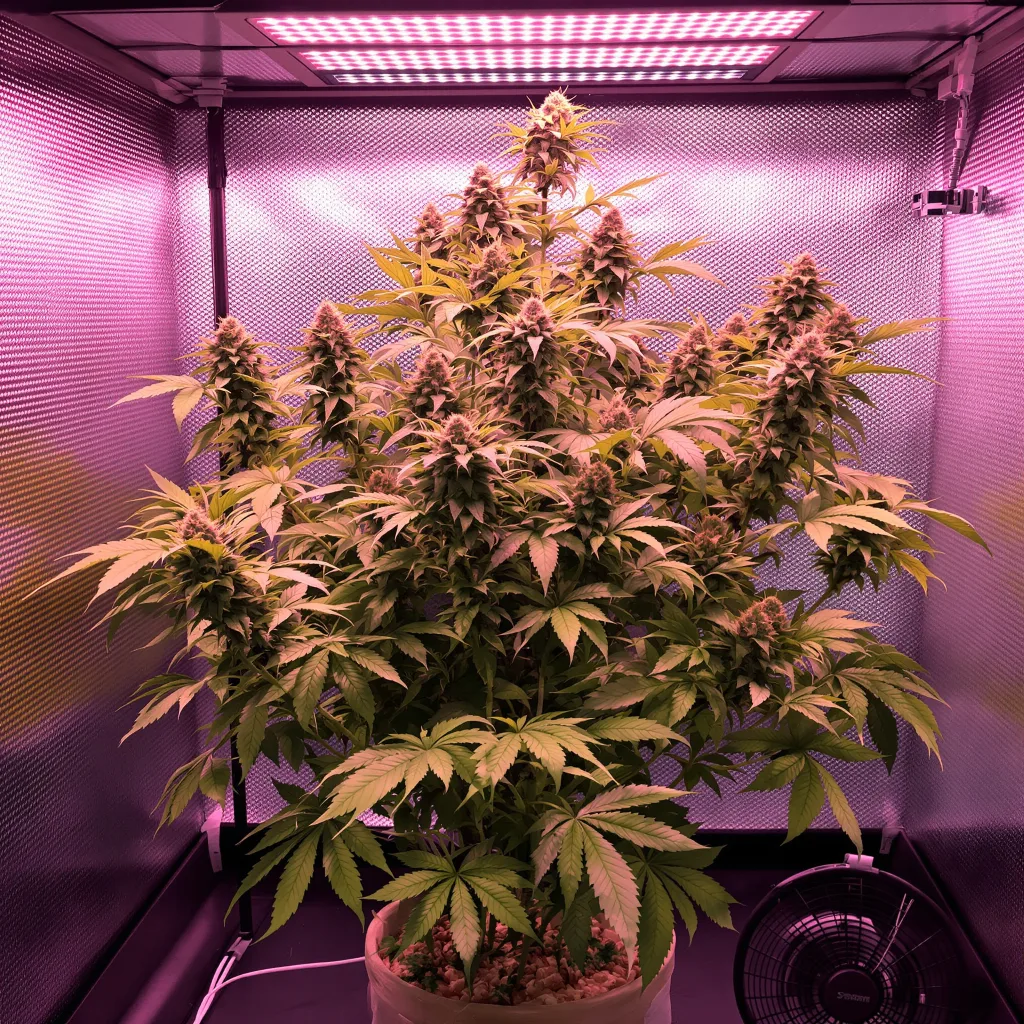 Planta de cannabis Yeti OG en fase de floración — 90-130 cm feminizada