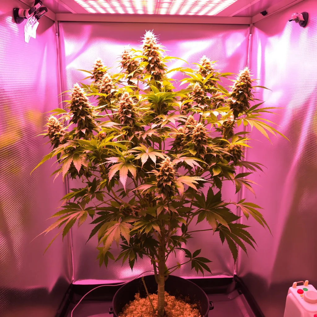 Planta de cannabis Yoda OG en fase de floración — 120-180 cm feminizada