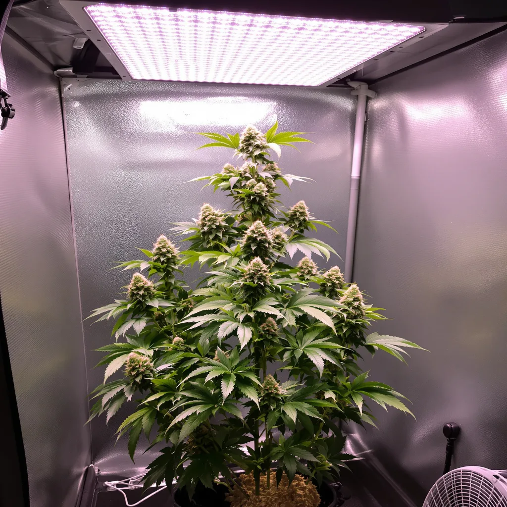 Planta de cannabis Yumboldt en fase de floración — 60-100 cm autofloración
