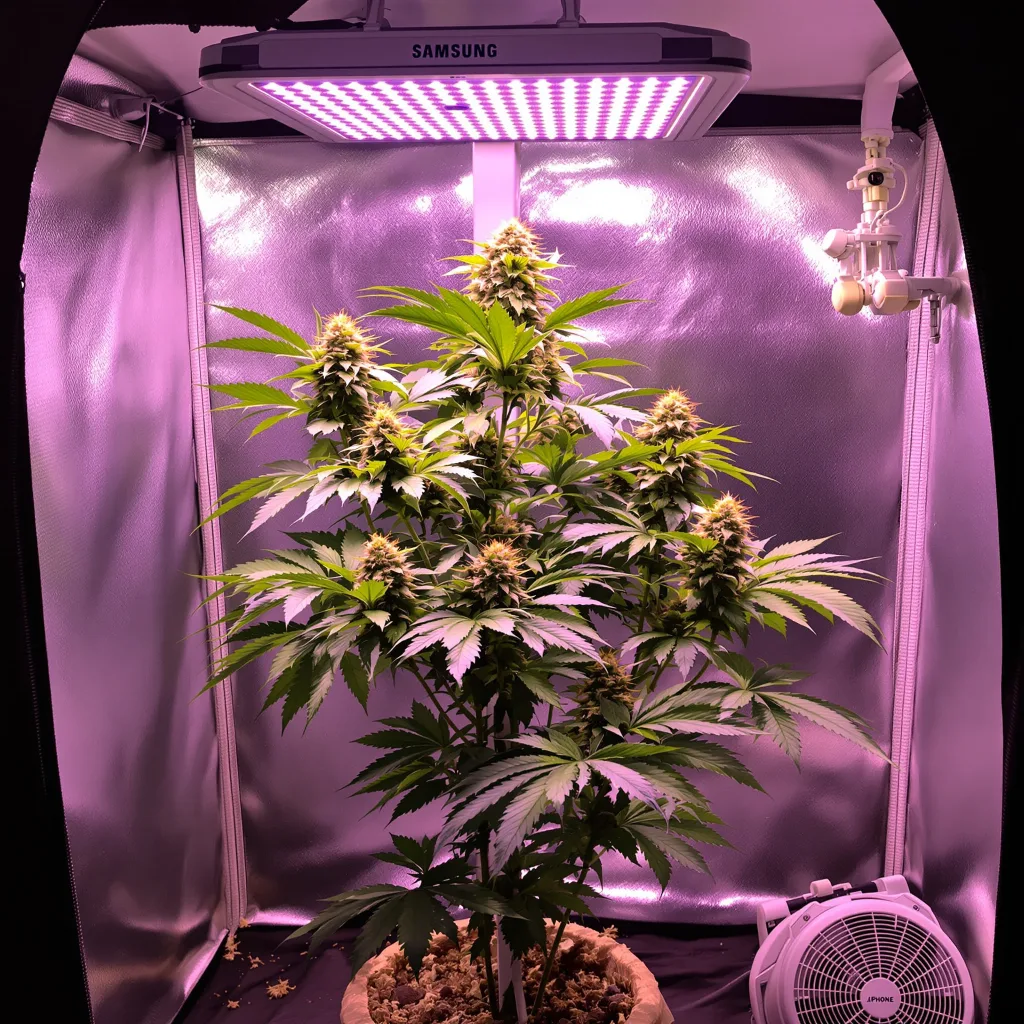 Planta de cannabis Yumboldt en fase de floración — 90-130 cm feminizada