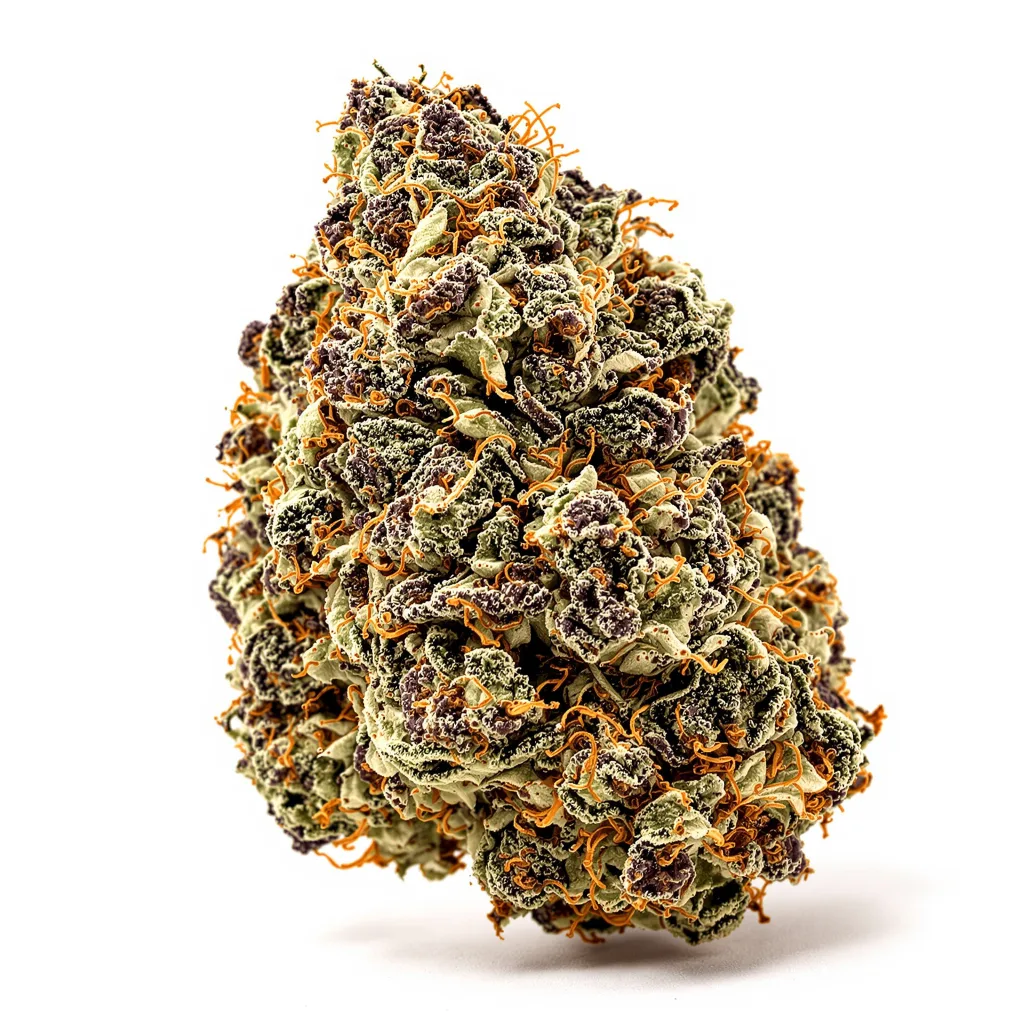 Yumboldt 71% indica / 29% sativa — flor con tricomas visibles