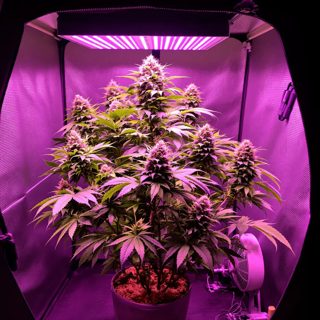 Planta de cannabis Zombie Kush en fase de floración — 90-130 cm feminizada